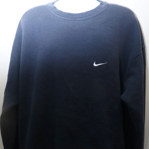 navy nike sweatshirt vintage